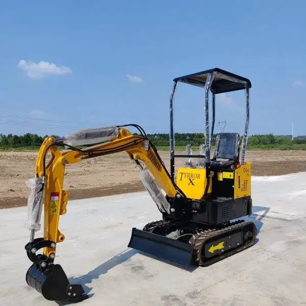 TYPHON TERROR X 1T Excavator – Hydraulic Thumb, Canopy & Bucket.